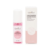 NATUHANA 60ml Gentle Lash Cleansing Mousse No Irritation Eyelash Shampoo for Extensions Grafting Makeup Remover Glue Cleanser