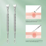 Blackhead Remover Pimple Popper Tool Acne Needle Removing Treatment Comedone Whitehead Popping Zit Nose Face Blemish Extractor