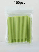 50/100pcs Nano Cleaning Swabs, Ultra Fine Makeup Remover Sticks For Eye Makeup, Contouring, Eyeliner, Lips And Skin Cleansing