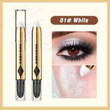 6 Colors Double-Ended Eyeshadow Stick – Waterproof, Long-Lasting, Matte & Glitter, Contour, Highlight, Certified, Unisex