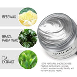 Mofajang Color Hair Wax Dye Styling Pomade Silver Grandma Grey Disposable Natural  Strong Gel Cream   for Women Men