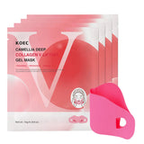 5pcs*30ml Hot Sale Seaweed Collagen Filling Crystal Mask Replenishing Fruit Jelly Skin Transparent Mask Skin Care Masque