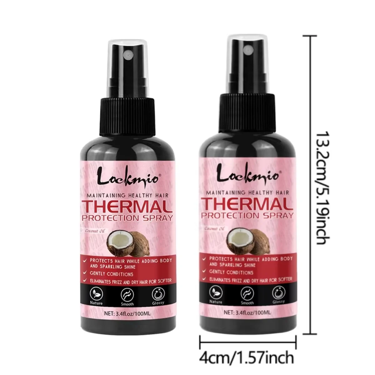 LOCKMIO Thermal Protect Spray Moisturizing & Nourishing Protect Hair Repair Heat Damage Conditioner Anti-frizz Hair Care Product