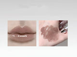 1Pc Lip Gloss Mirror Moisturizing Gothic Pure Black Silver Fine Flash Low Saturation Lip Glazed Lasting Lip Makeup Halloween
