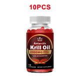 2000Mg Krill Oil Phospholipid Omega-3 EPA & DHA Phospholipids and Astaxanthin for Joint, Brain, Immune and Cardiac Support Diet