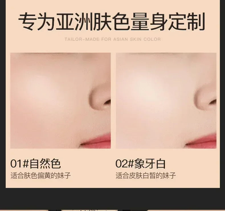 Mushroom Head Air Cushion Natural Concealer BB Cream Moisturizing Brighten Skin Tone Waterproof CC Cream Foundation Cosmetics