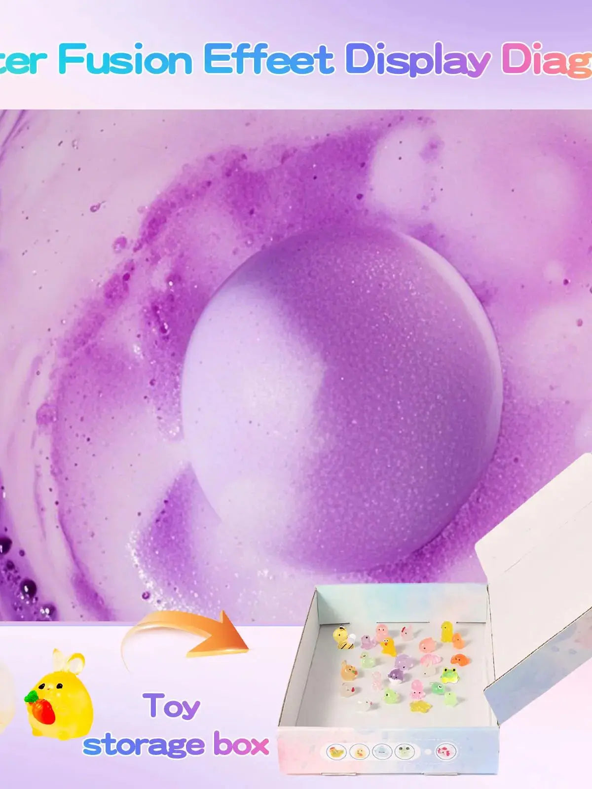 15Pack/24Pack Bath Bombs for Kids with Surprise Inside, Natural Organic Kids Bubble Bath Fizzy for Girls Boys