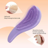 1pcs Magic Detangling Hairbrush Soft Wheat Straw Scalp Massage Comb Anti-static Gentle Grooming Brush Salon Hair Styling Brush