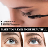 Castor Oil Eyelash Growth Serum With Brush Multipurpose Hair Eyebrow Eyelash Growth Thick Essence Nourishing Moisturize Liquid
