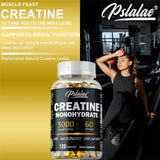 Creatine Monohydrate Capsule - Enhance Muscle Strength, Relieve Fatigue, Promote Energy Production, and Improve Performance