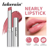 Lakerain Nearly Lipstick Lip Balm Natural Color Creamy Texture Long Lasting Moisturizing  Nourishing Lip Care Gloss Cosmetic