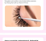 DIYDAY Eyelash Glue Primer for Natural Lashes, Deep Cleansing Oil-Free Prep Adhesive Primer for Eyelash Extension