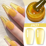 BORN PRETTY 83 Colors 10ml Jelly Nude Gel Nail Polish Autumn Amber Semi Transparent Manicure Soak off UV LED Nails Gel Varnish