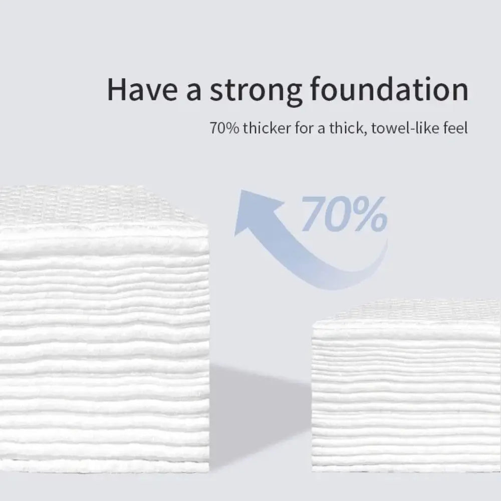 100/300PCS Disposable Thick 100% Cotton Face Towel Make Up Soft Removing Wipes Dry Cleanser Towelettes For Skin Care