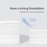 100/300PCS Disposable Thick 100% Cotton Face Towel Make Up Soft Removing Wipes Dry Cleanser Towelettes For Skin Care