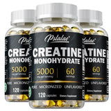 Creatine Monohydrate Capsule - Enhance Muscle Strength, Relieve Fatigue, Promote Energy Production, and Improve Performance