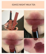 TX010 Thin Tube Matte Lipstick Waterproof Sweatproof Long-Lasting Makeup Resistant Dual Use on Lips And Cheeks