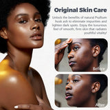 Raw African Black Soap for Oily Skin, Dark Spots  Pure & Natural Ingredients - Organic  Face and Body Wash Soap