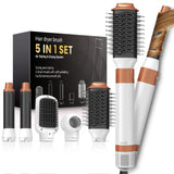 Hair dryer brush detachable 5-in-1 styling and drying system, fast drying, curl smoothing and styling, automatic curling iron