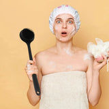 2026 Silicon Body Scrubber Bath Brush Long Handle Shower Back Cleaning Silica Gel Bathing Accessories Cellulite Massager PBT PP