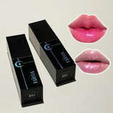 Pearlescent Polarized Green Lip Mud Gloss Fine Shimmer Lip Glaze Plumping Gothic Black Moisturizing Shiny Halloween Lips Makeup
