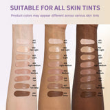 Matte Tinted Moisturizer BB Cream Long-Lasting Smooth Foundation Base Medium Coverage Blur Pores Even Skin Tone Non-greasy Makeu
