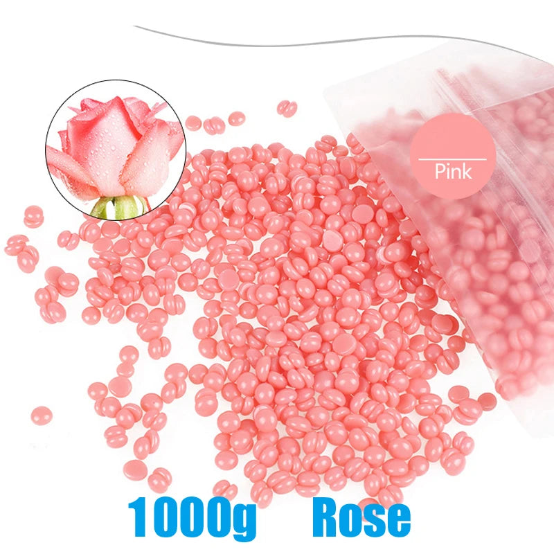 1000g/200g/50g  Hot Wax Hair Removal Depilatory Waxing Wax Beads For Wax Heater Painless for Body Hairs Removal Beans
