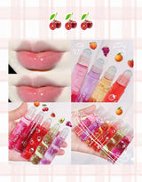 Roll-On Lip Oil Moisturizing Lip Balm Liquid Nourishing Lip Oil Colorless Transparent Fruit Lip Oil New Valentine's Day Gift Lip Balm