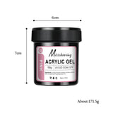 150g Large Capacity Nail Extension Gel Acrylic Semi-Permanent UV/LED Gel Varnish Suitable for DIY Design Nail Art Extension Tool