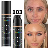 8-Color Liquid Foundation Makeup Set Waterproof Sweat-Resistant Concealer Professional Korean Style Face Base for Flawless Look