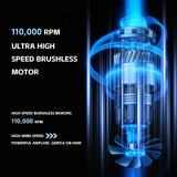 VGR Hair Dryer Professional Hot and Cold Adjustment 110000 RPM Blow Dryer Brushless Motor Hair Styling Blow Dryer Machine V-401