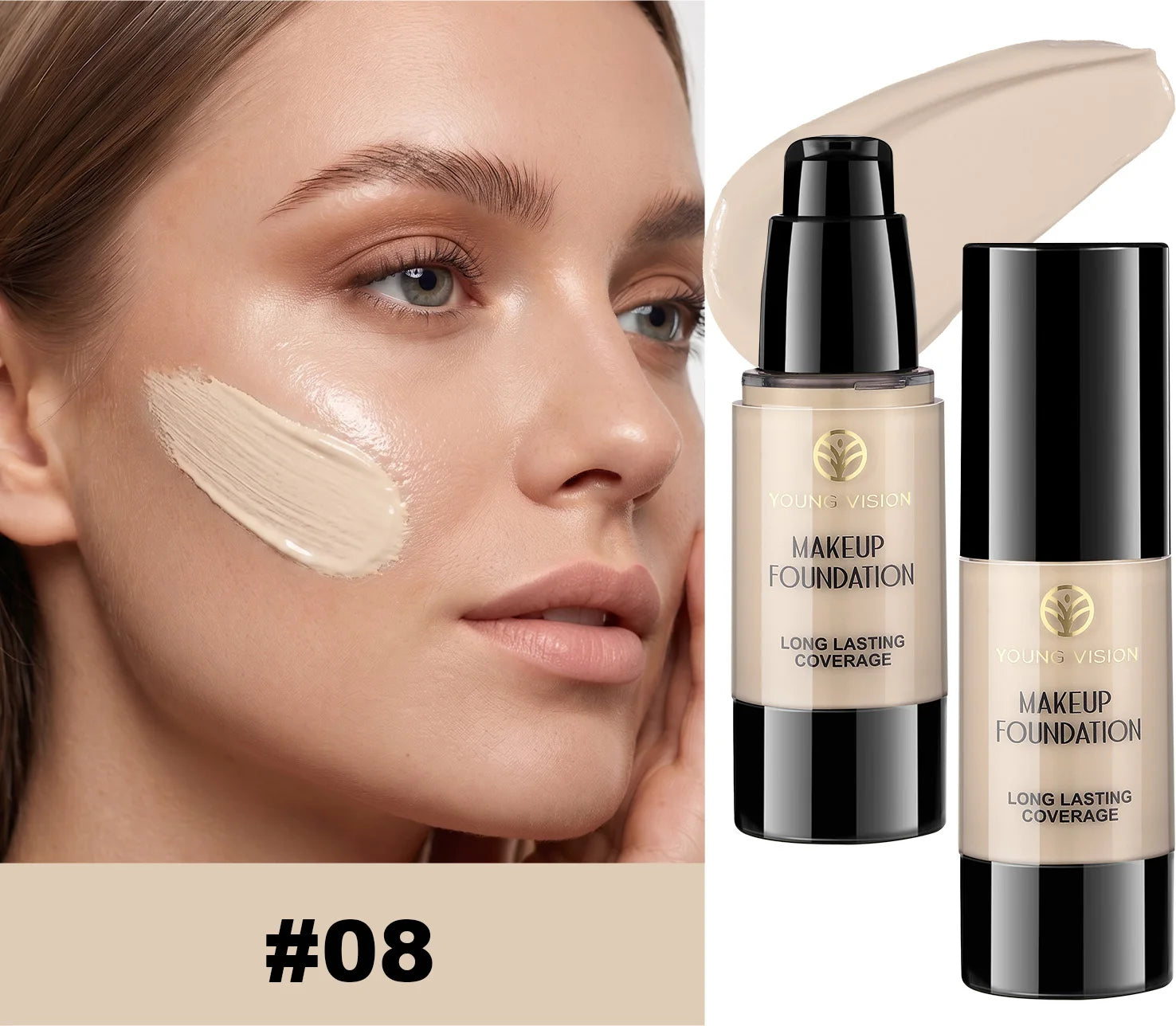 3 Colors Silky Concealer Cover Acne Marks Spots Dark Eye Circles Face Brightening Skin Whitening Concealer