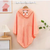 Soft Bath Towel for Baby Absorbent Towel Newborn Swaddle Wrap Baby Blankets for Girls Boys Thick Hooded Bath Towel Cloak lj