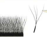 MARIA 4D W Shaped Beam Eyelash Extensions Patch Russian Private Label Wholesale Clusters Easy Fan Volume Lashes Makeup