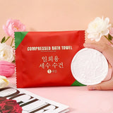 5/10Pcs Soft Thickened Disposable Bath Towels Compressed Portable Towels for Outdoor Travel Hotel Shower Washable