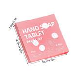 Hand Soap Tablet Refills 8pcs Foaming Hand Wash Tablet Refills Refreshing Fragrance Hand Washing Tool for Business Trip Travel