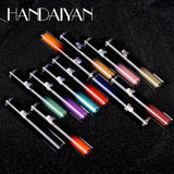 Halloween Goth Lipstick Set Long Lasting Smudgeproof Dark Matte Lip Gloss Velvet Lipsticks Black Liquid Lipstick for Halloween