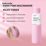 Pink Niacinamide Milky Toner Long-lasting Hydration Even Skin Tone Quickly Absorbed Achieve Dewy Glass Skin Daily Milky Toner