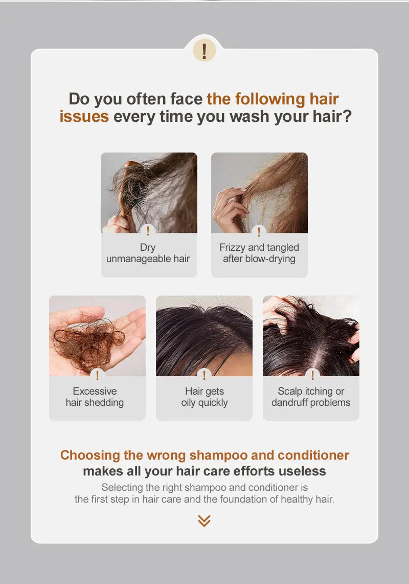 PURC Morocco Argan Oil Shampoo Conditioner Set Smoothing Nourishing Repair Damaged Frizz Hair Scalp Treatment Hair Care