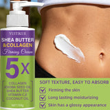 YUITIKUE 5X Shea Butter Firming Cream 150g - For Multi-Body Sculpting, Tightens, Moisturizes & Glows, Workout Enhancer