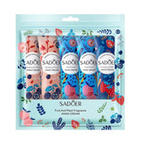 SADOER Hand Cream Set 5pcs Moisturizing for Dry Hands Travel Size Hand Lotion Gift Set to Nourish and Repair Dry Cracked Hands