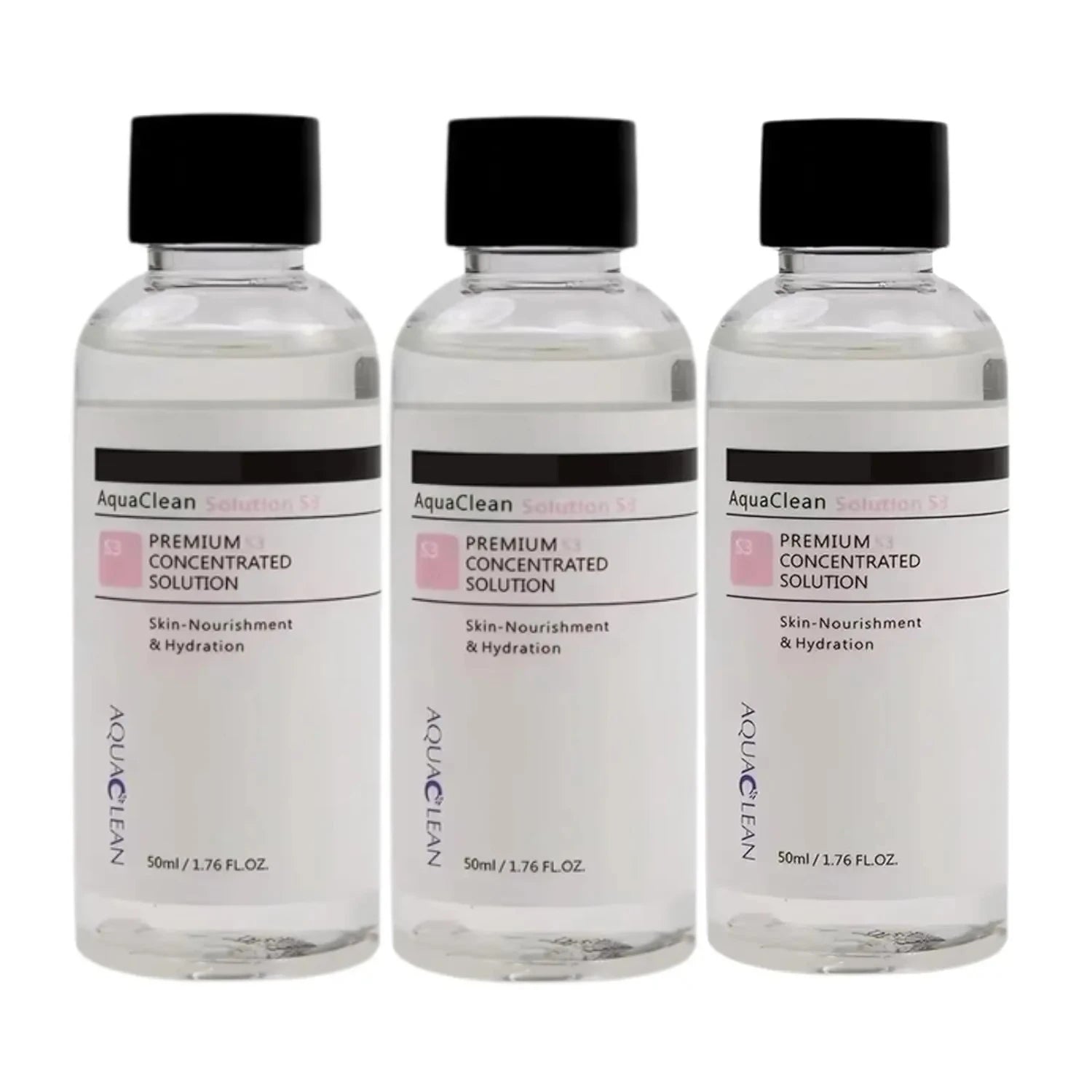 3 Bottles Concentrate Solution S1 S2 S3 for SPA Aqua Peeling Facial Care Skin Moisturizing Deep Clean Face Peeling Solution