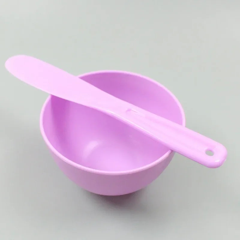 Silicone Face Mask Mixing Bowl Set Facial Skin Care Tools Kit Mask Brush Facial Applicator Spatula Measure Spoon Beauty Supplies