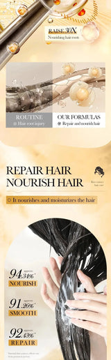 Rice Conditioner Penetrates the Hair Core, Replenishes Hair Nutrients, Repairs Damaged Cuticles, and Improves Dryness, Split Ends, Frizz, and Other Hair Damage Caused by Blow-Drying, Ironing, and Dyeing.