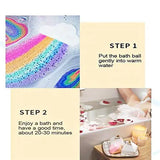 Rainbow Bath Fizzies Gift Set - Handmade Fizzies for Women 6.5 oz - Perfect for Bubble & Spa Bath - Essential and Fragrance Oils
