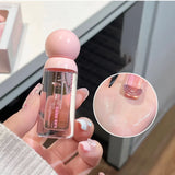 2pcs Lip Gloss and Lip Mask Set, Moisturizing Lips, Moisturizing Peach-flavored Makeup Set
