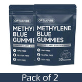 Methylene Blue Gummies Support for Focus & Clarity - UPS Grade Nootropic Supplement for Brain Health, Vegan, Non-GMO, 30 Gummies