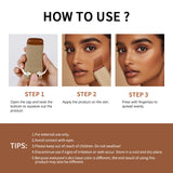 Foundation Skin Tint Balm Skin Tint Stick Waterproof Nourishing Solid Tinted Serum  Face Tinted Face Contour Stick Makeup