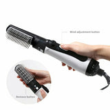 Hot Air Brush One Step Hair Dryer Brush Volumizer Dry Straighten Curl Comb Negative Ionic Hair Styler