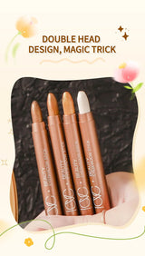 Double-ended Eyeshadow Pen Eyeliner Multiuse Shimmer Shadow Pearlescent Glitter Brightening Longlasting Waterproof Sweat-proof